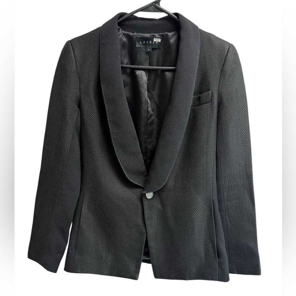 LAVEER Women’s Black Textured Blazer - Size 2